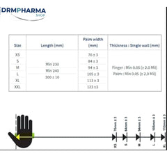 Top Nitrile Examination Powder Free Gloves - Color: Blue, Size: Small 100pcs per Box